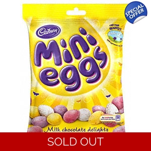 Cadbury Mini eggs Milk Chocolate Delights 100g Bags x 4
